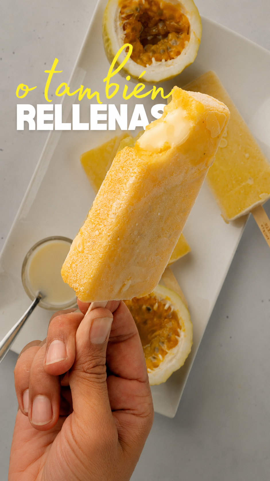 Maracuyá rellena